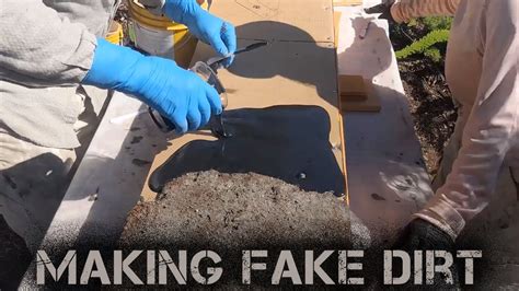 fake dirt cloth|how to make your costume dirty.